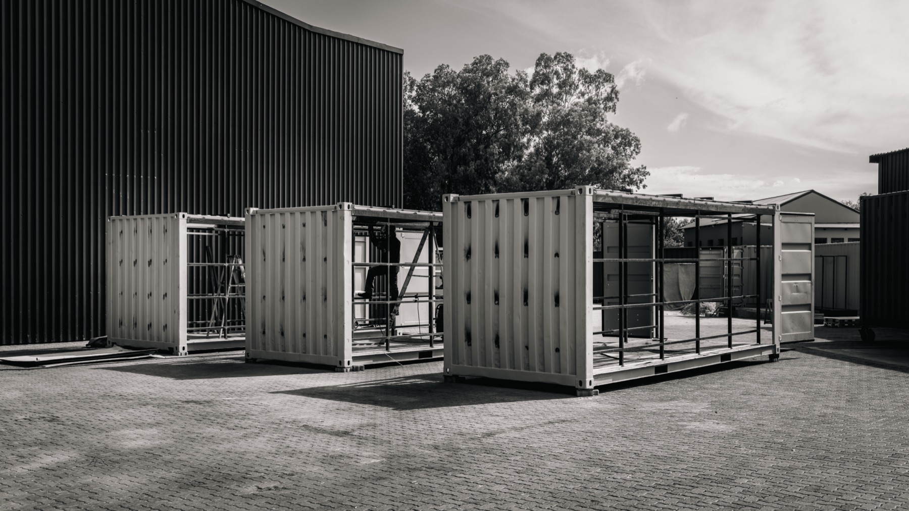 10ft container shells under fabrication