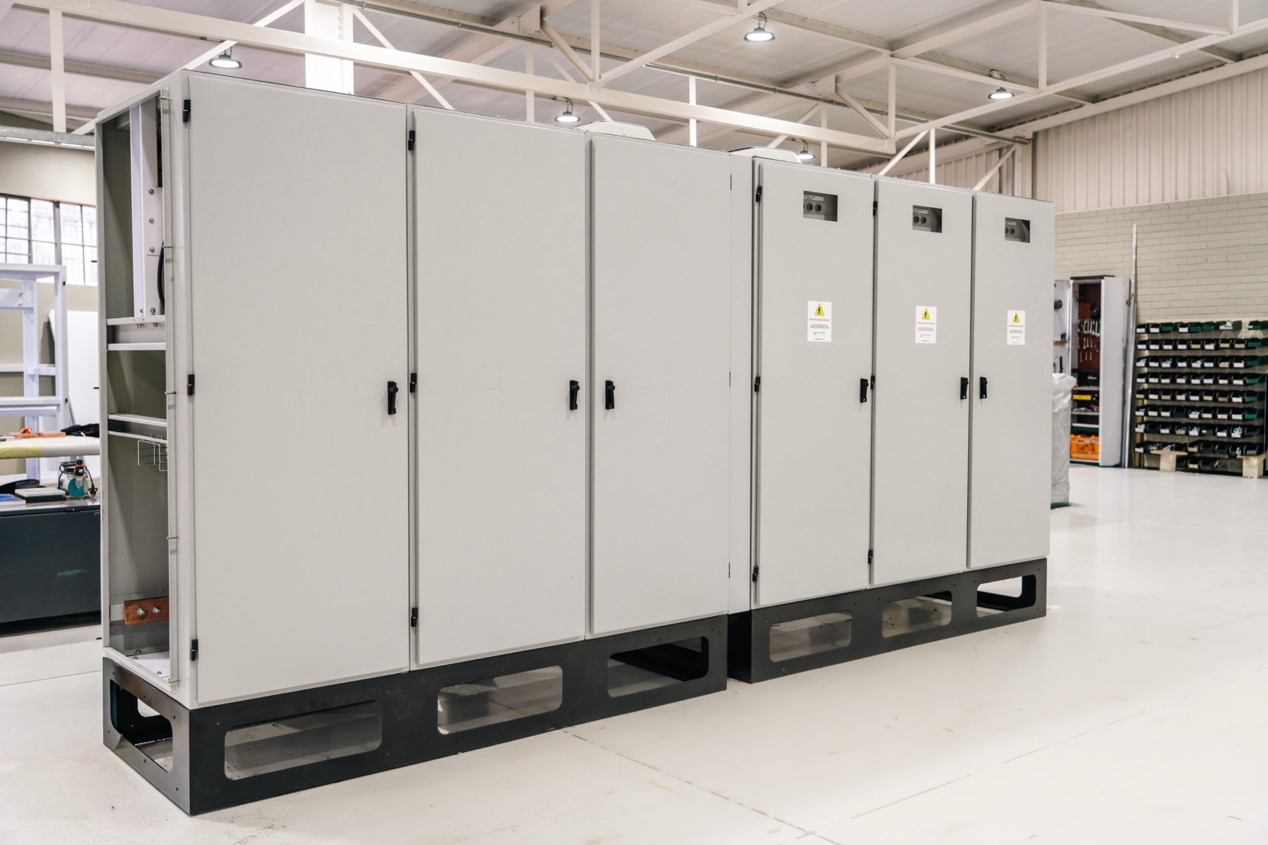 Finished distribution board bank