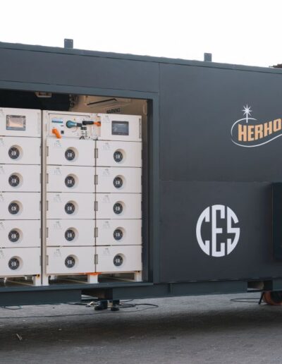 Herholdt's branded container on wheels
