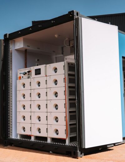 Containers with IES inverters