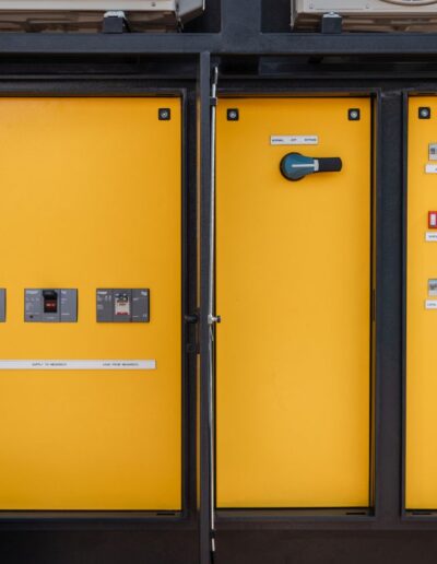 Yellow Solar Energy Container